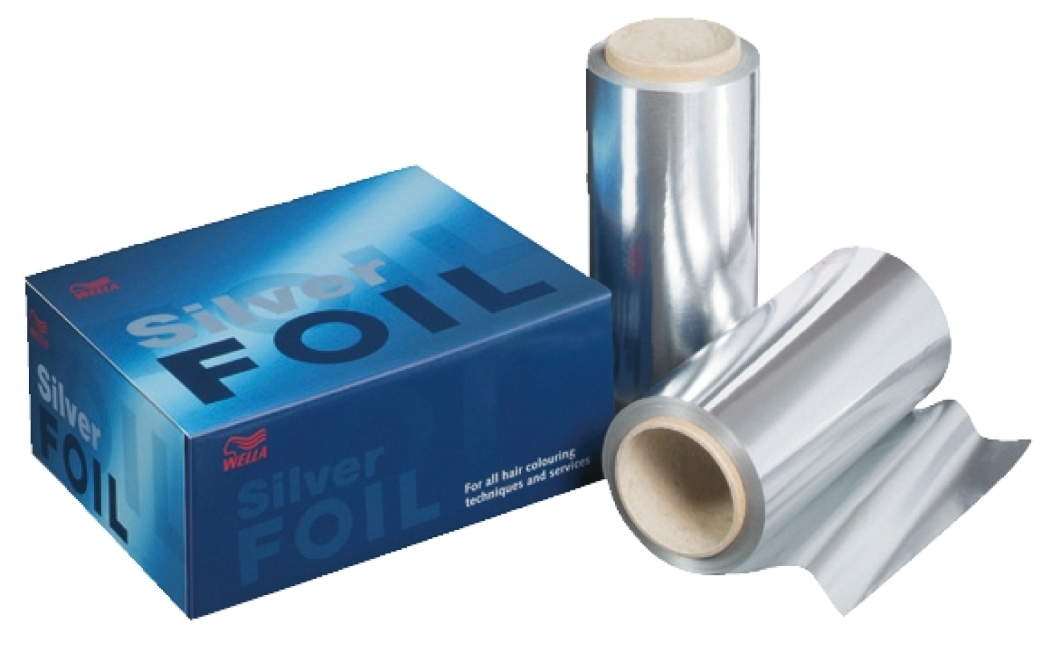 Wella Alu- Strähnenfolie 12 cm x 50 m 2er silber