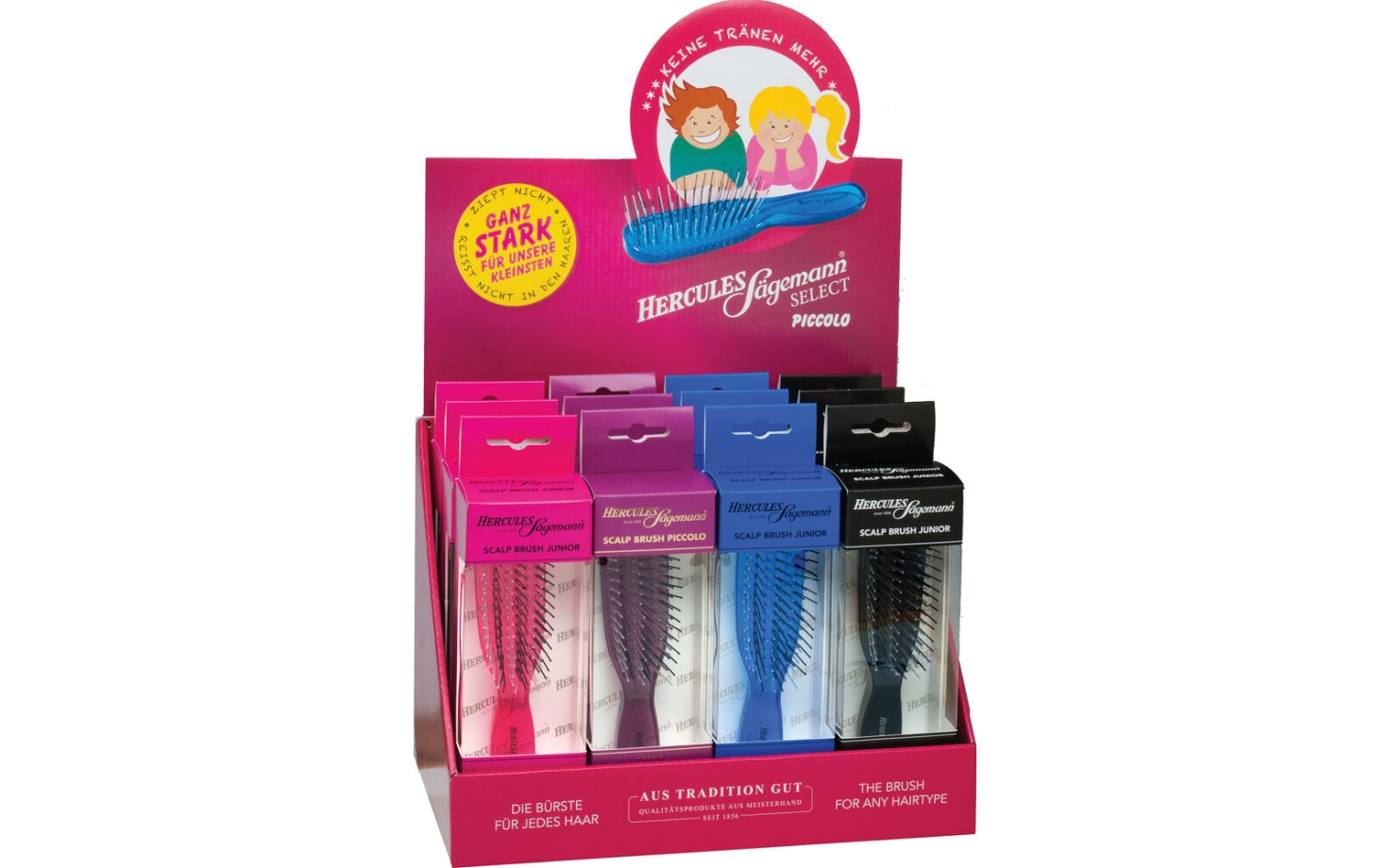 Hercules Sägemann Zauberbürste Scalp Brush Piccolo unbestückt