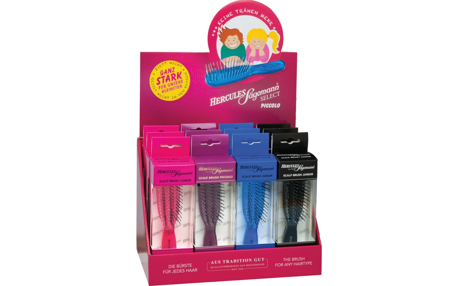 Hercules Sägemann Zauberbürste Scalp Brush Piccolo unbestückt