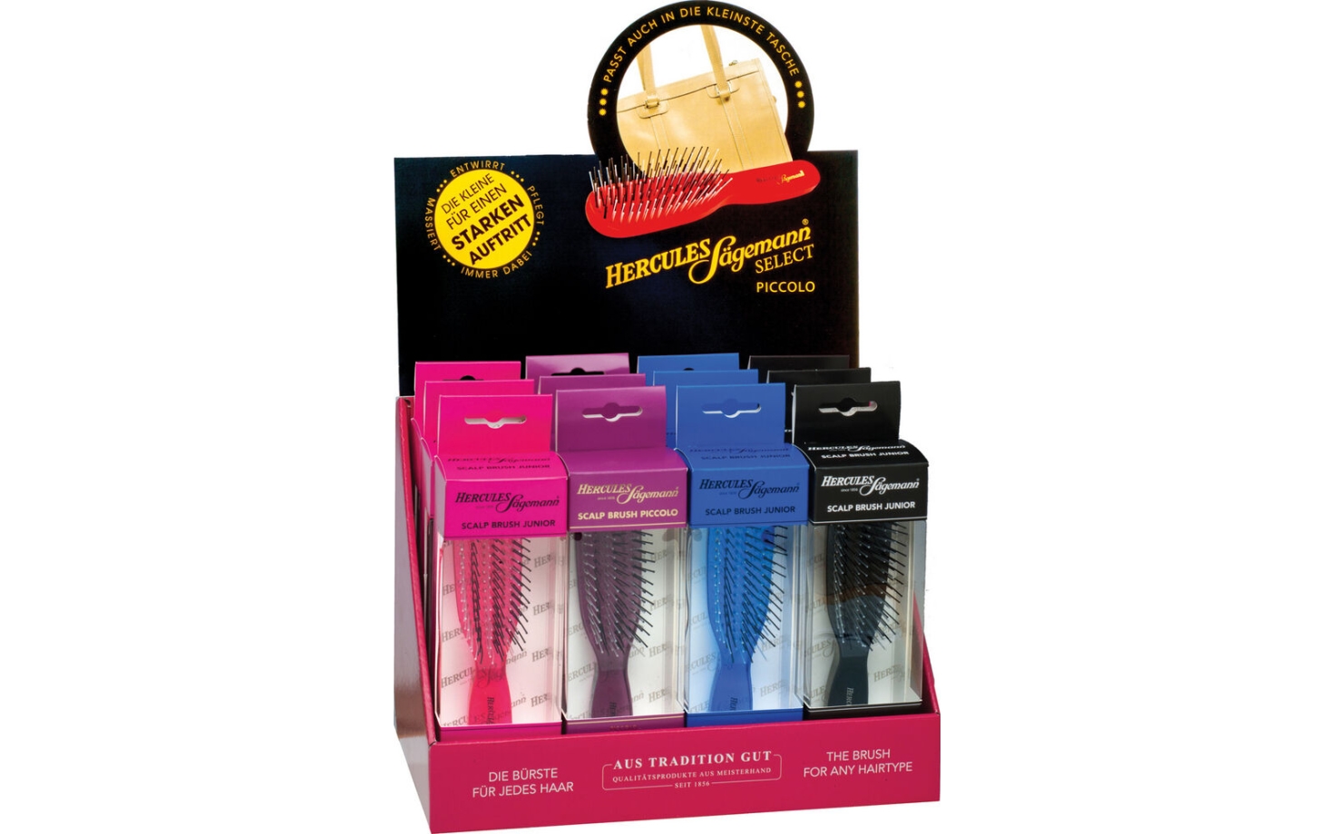 Hercules Sägemann Zauberbürste Scalp Brush Piccolo unbestückt
