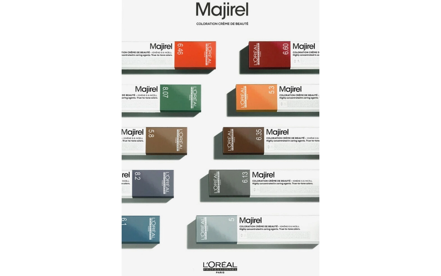 L'Oréal Majirel Farbkarte