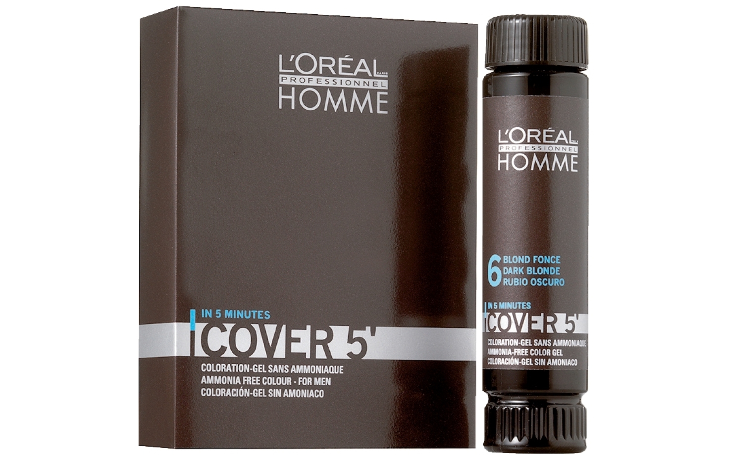 L'Oréal Homme Cover 5 Gel Coloration 50 ml 6 - dunkelblond