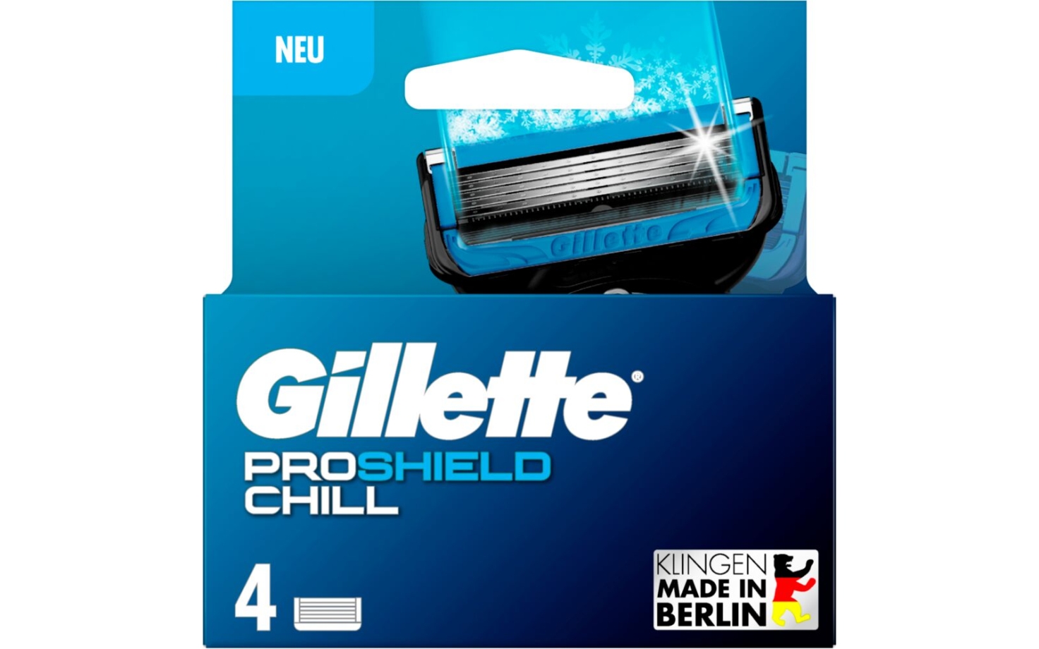 Gillette Proshield Chill Klingen 4er