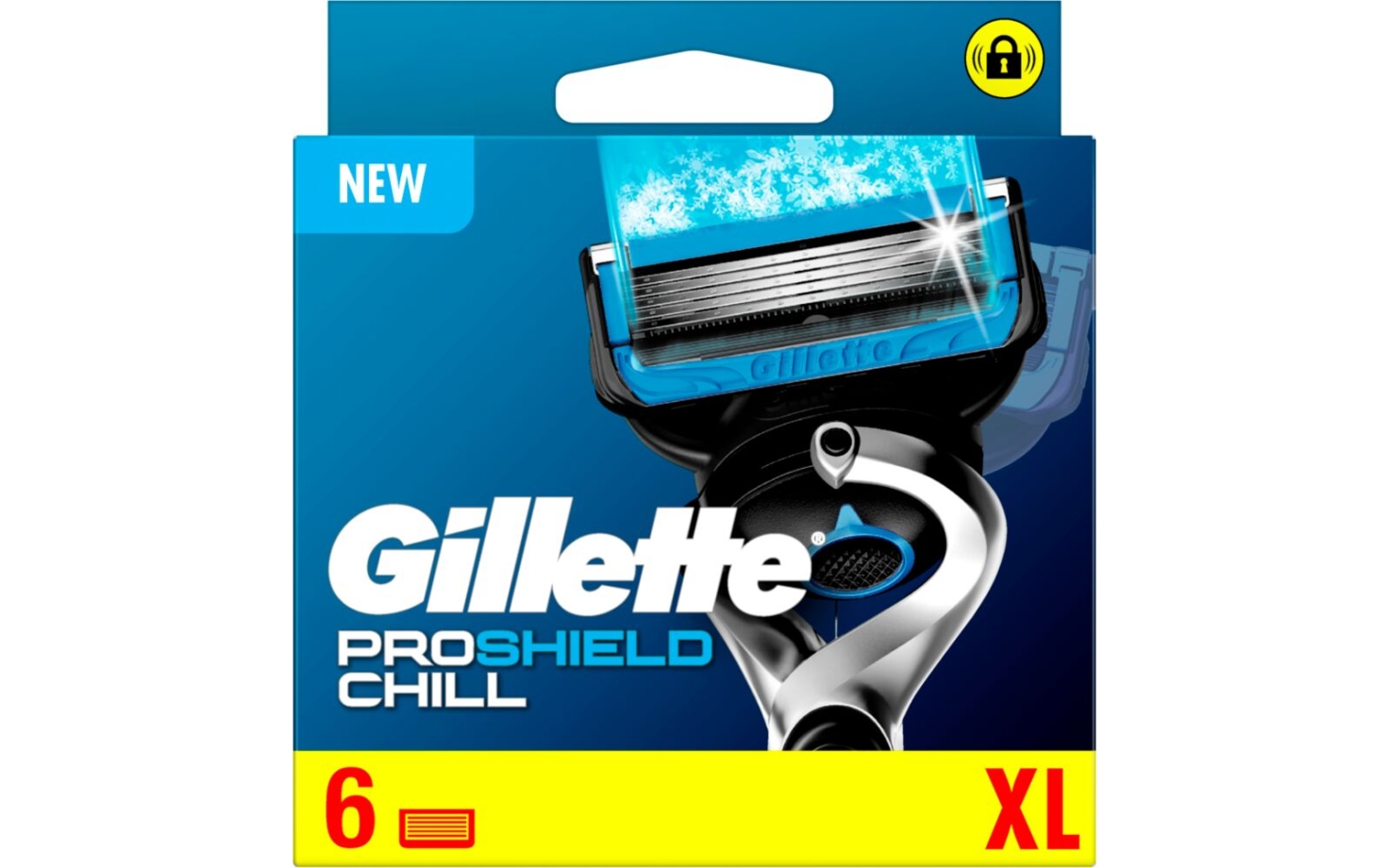 Gillette Proshield Chill Klingen 6er