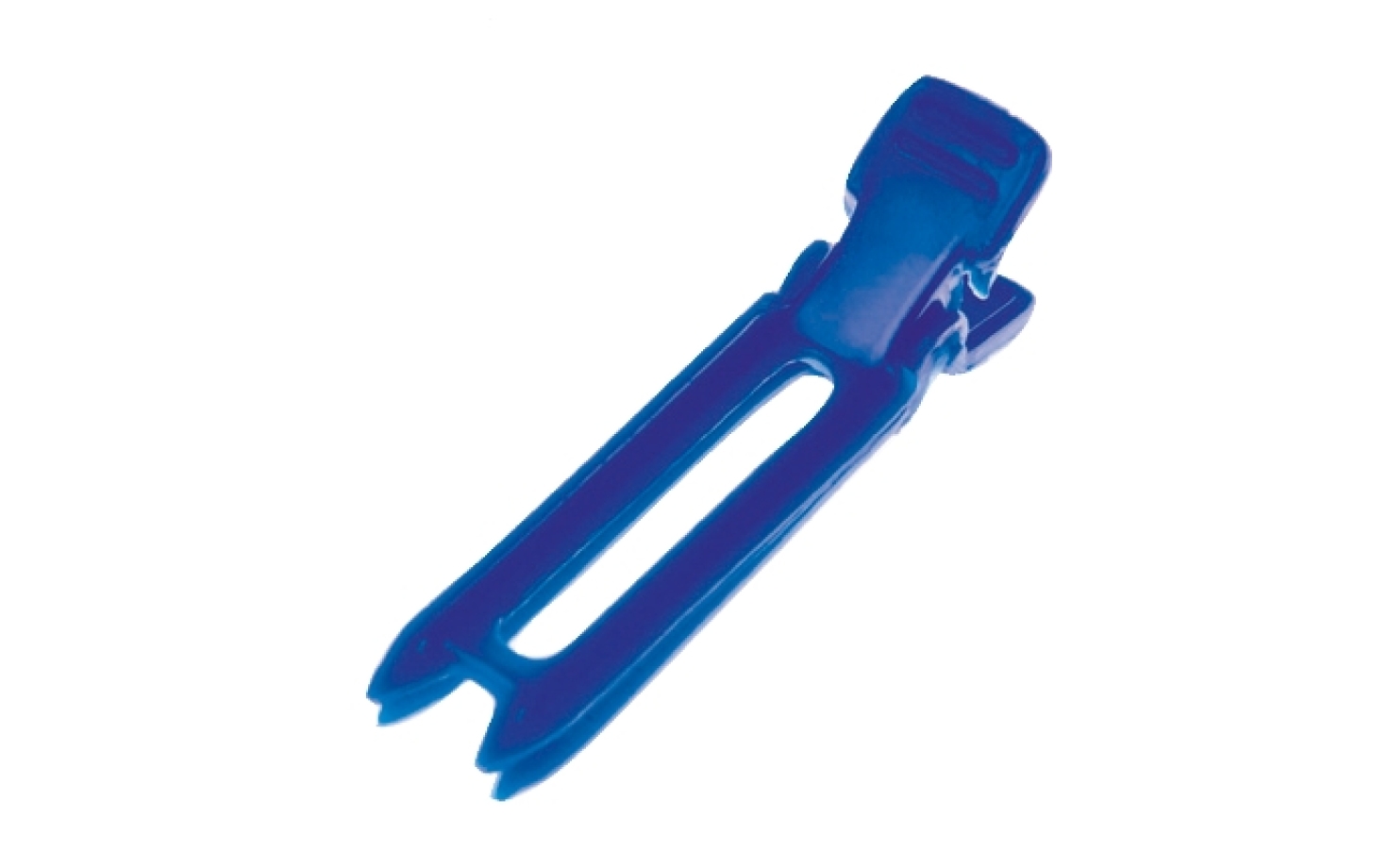 Efalock Clip Kunststoff blau 