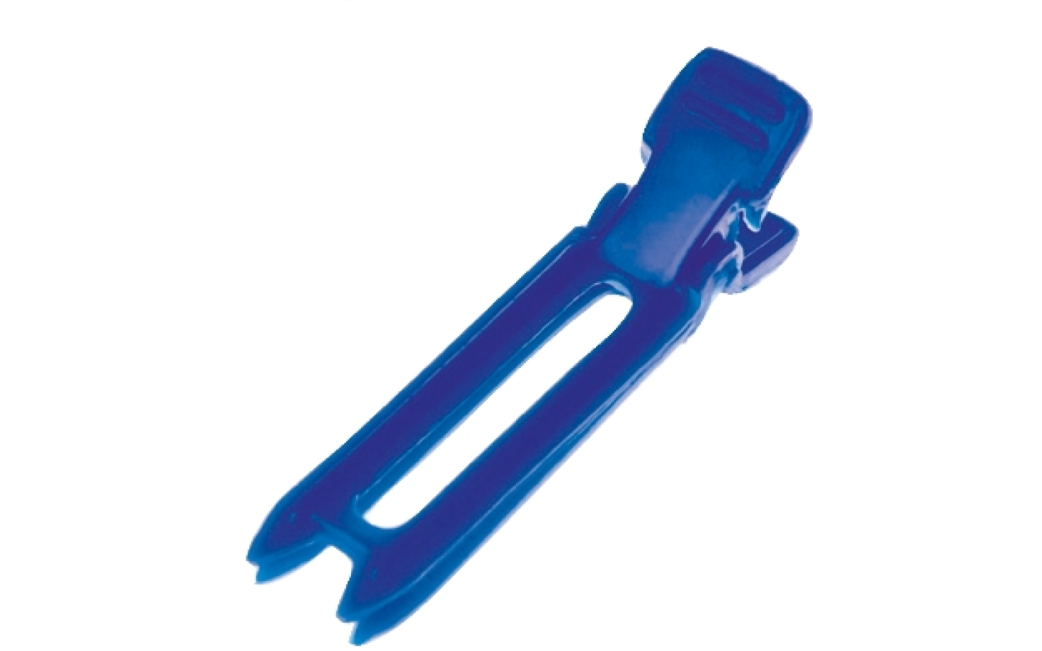 Efalock Clip Kunststoff blau 