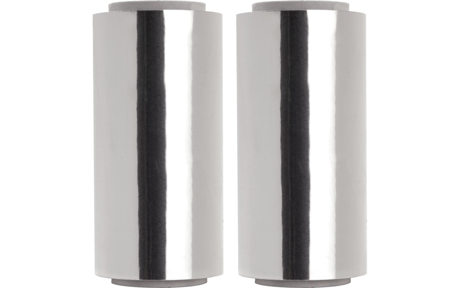  Alu-Strähnenfolie 20 my 2er Pack silber