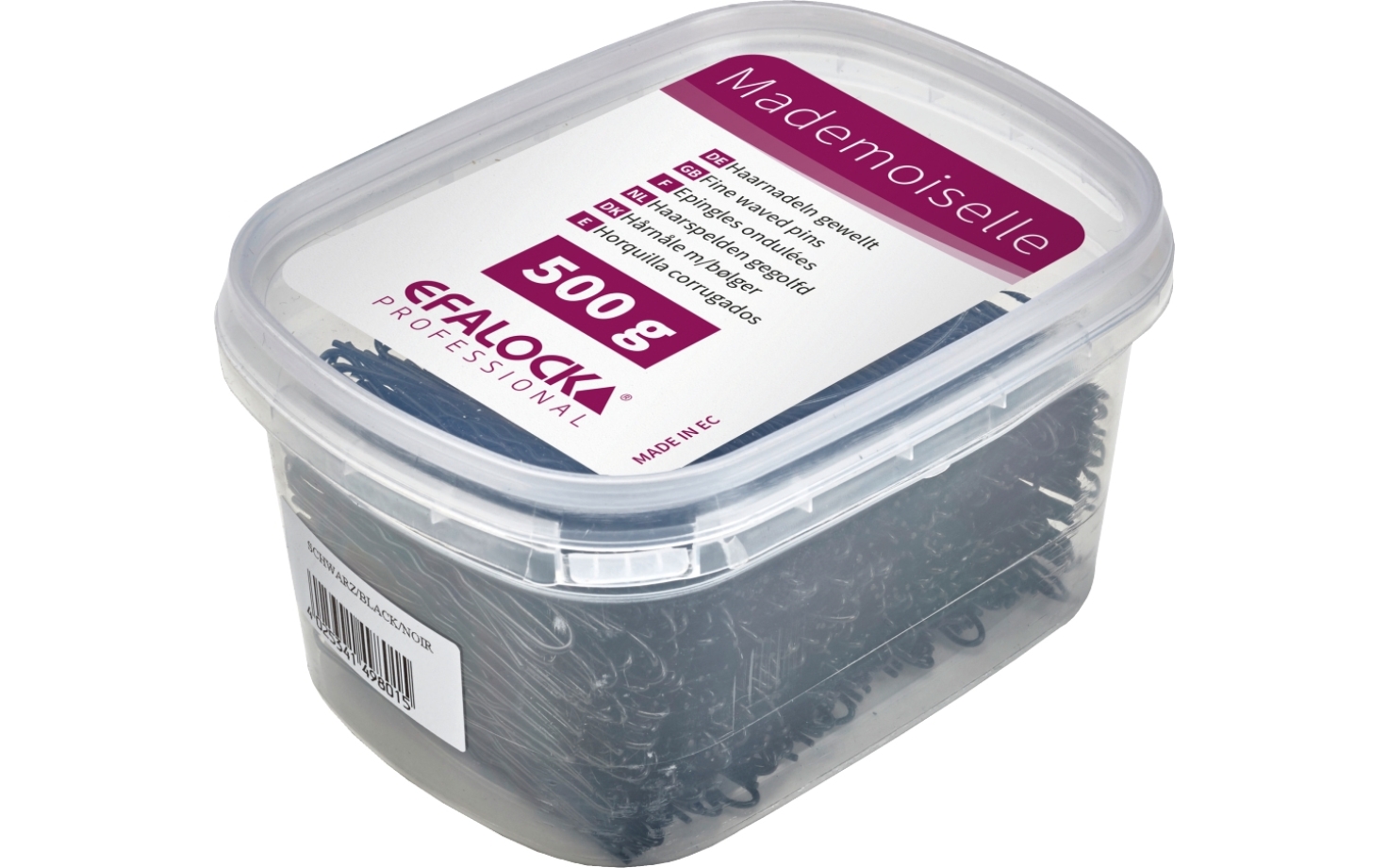 Efalock Mademoiselle Haarnadeln lang gewellt 65 mm 490 Stück