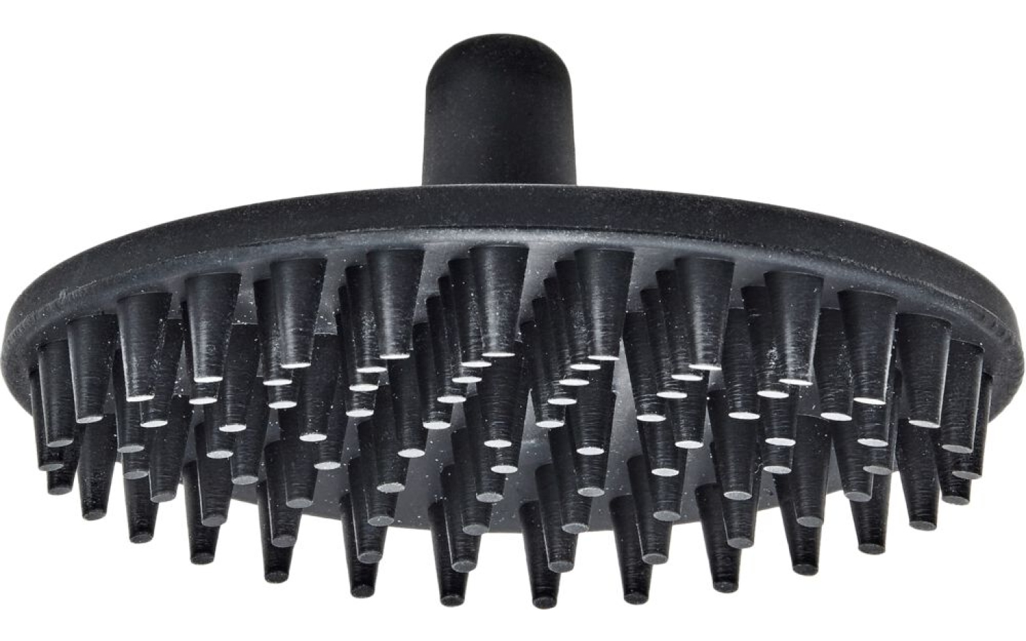 Silikon Kopfmassagebürste schwarz