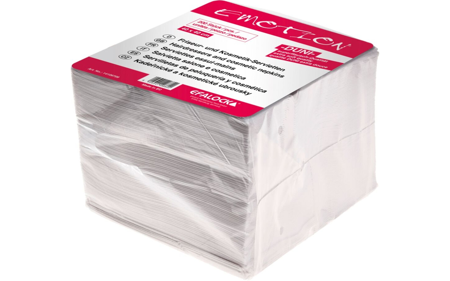 Efalock Kosmetik Servietten 200er 40 x 40 cm