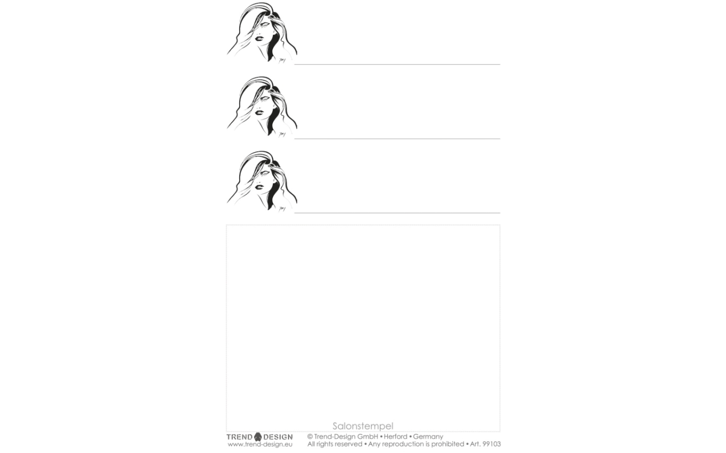 Trend Design  Terminkarten/Box 400 Stück