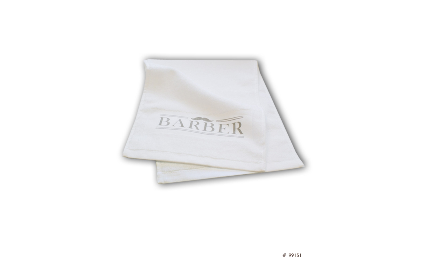Trend Design Barber Towel Rasierhandtuch weiß