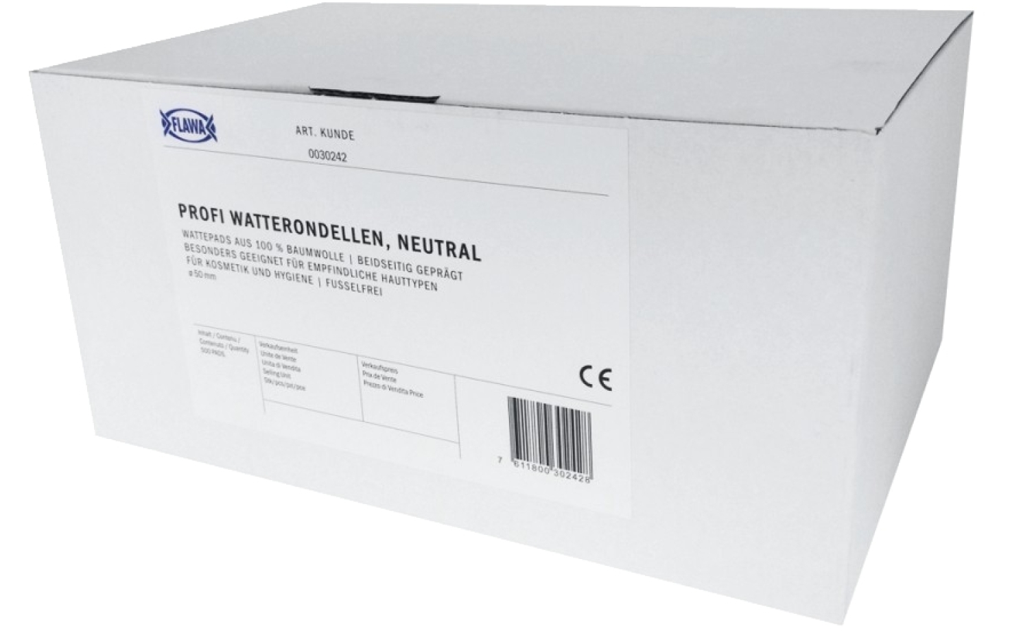 Flawa Kosma Wattepads 500 Stück