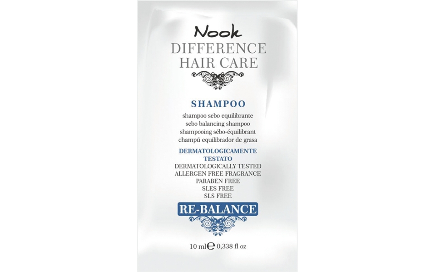 Nook Difference Hair Re-Balance Shampoo 10 ml
