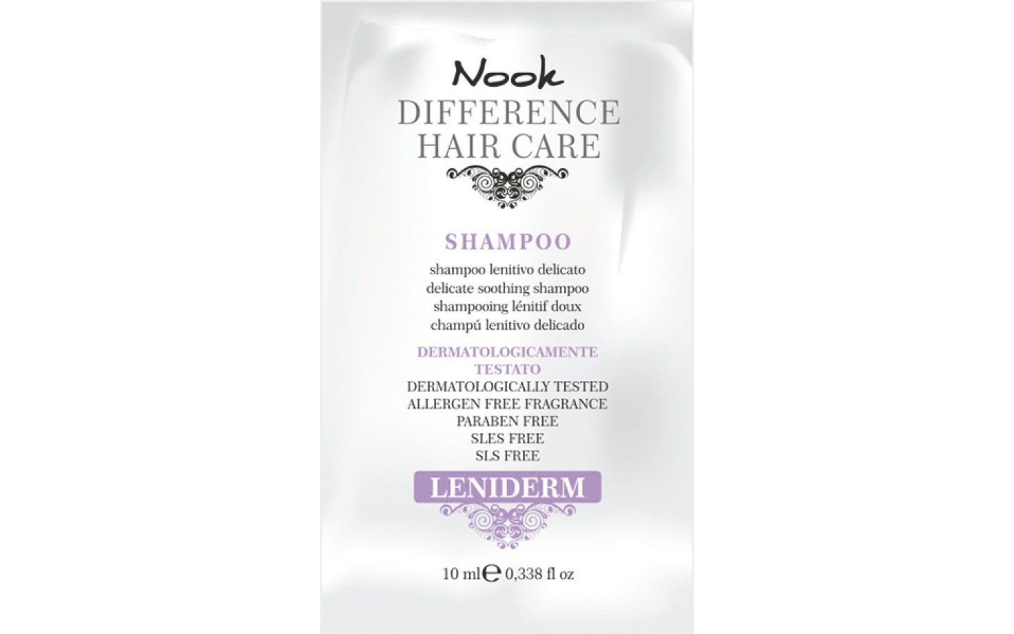 Nook Difference Hair Leniderm Shampoo 10 ml
