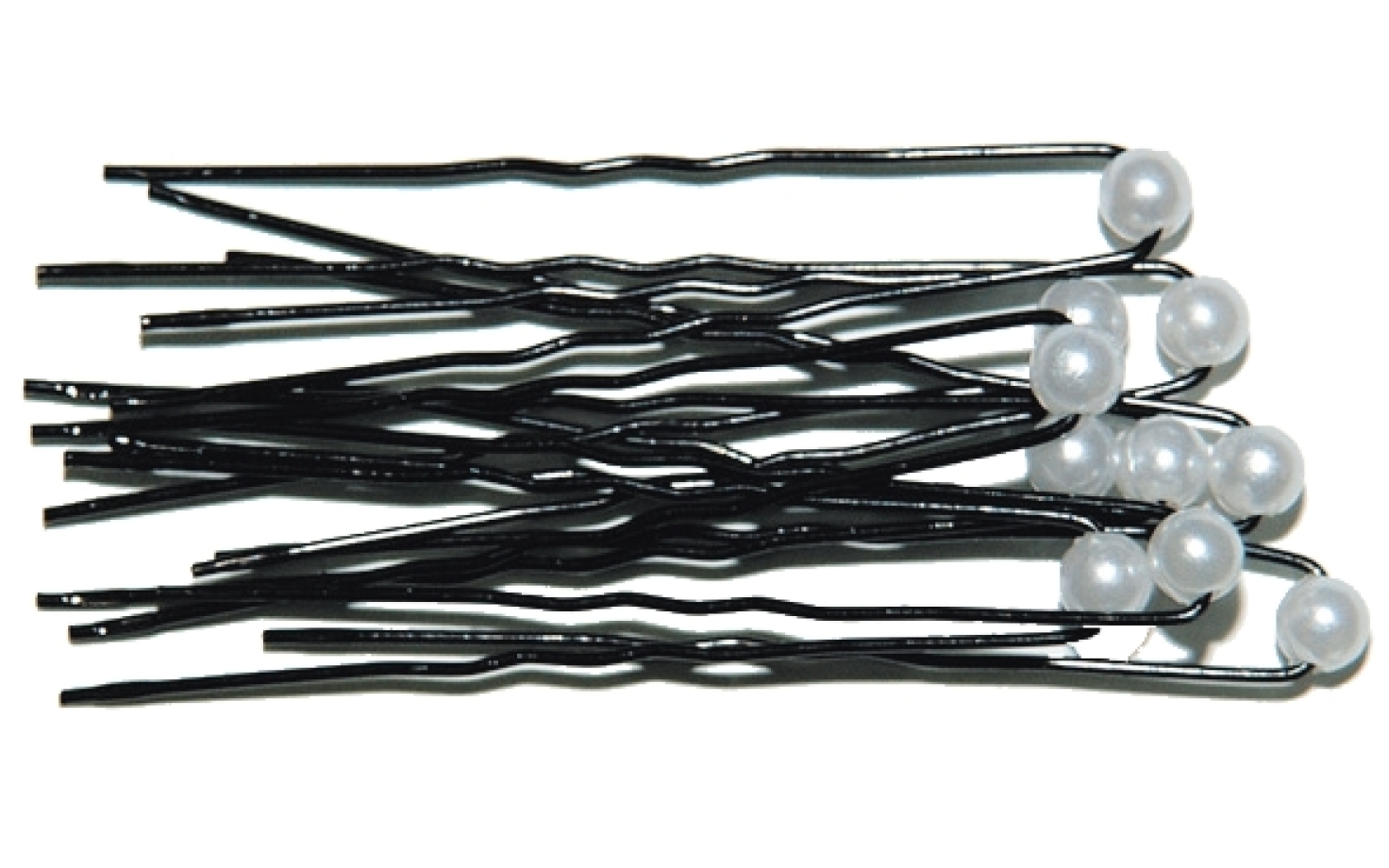 Haarnadel Perle Nadel schwarz Perle weiß