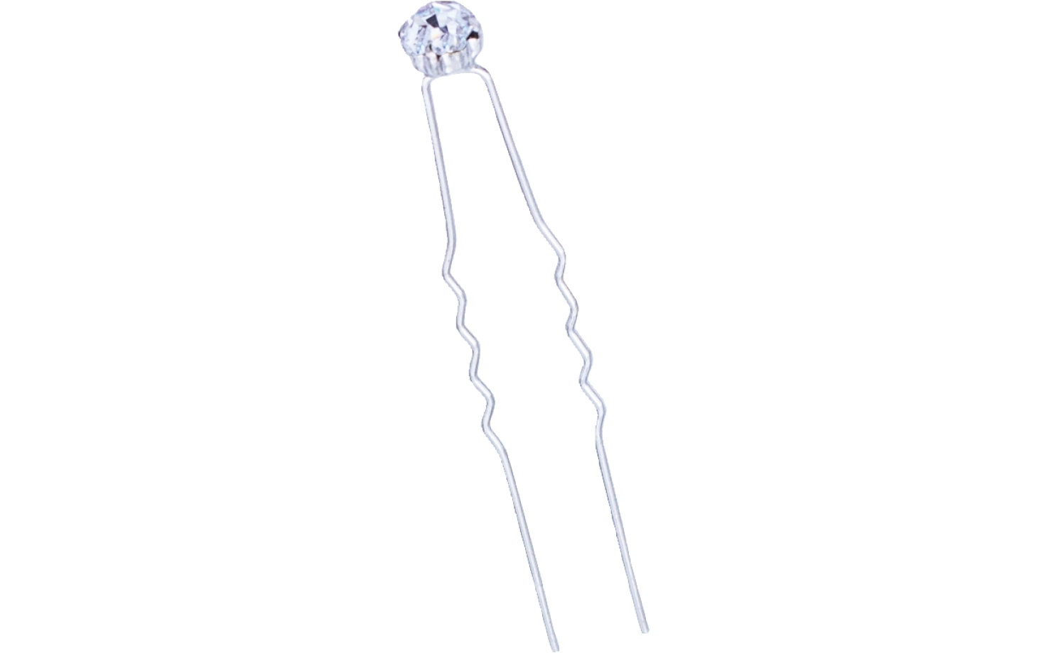 Haarnadeln Strass silber