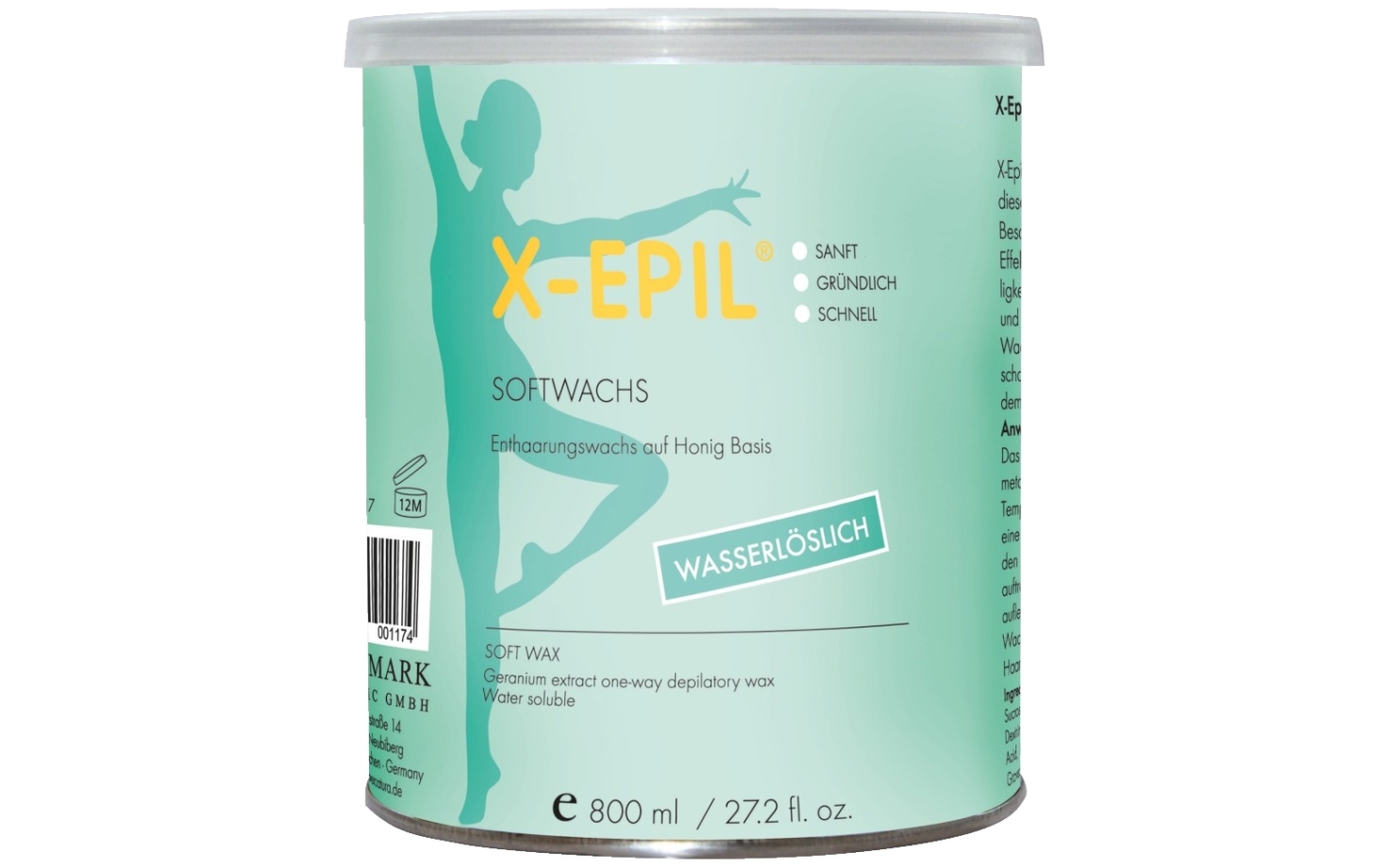 X-Epil Enthaarungswachs 800 ml