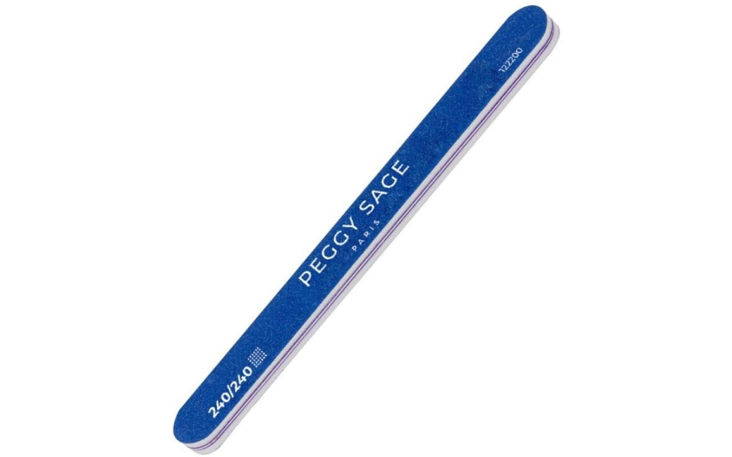 Peggy Sage 2-seitige blaue Nagelfeile dick 240 / 240