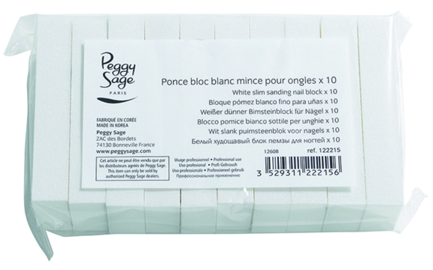 Peggy Sage Weißer Bimssteinblock slim