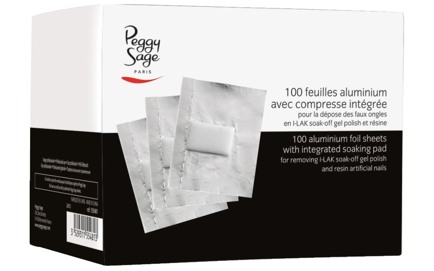 Peggy Sage 100 Aluminiumfolie mit integrierter Knick