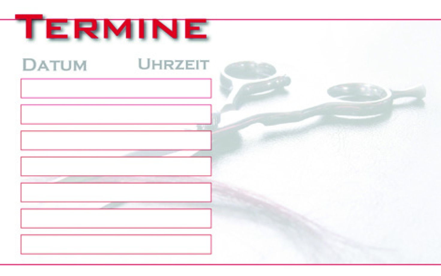 Terminkarten 24 Stück