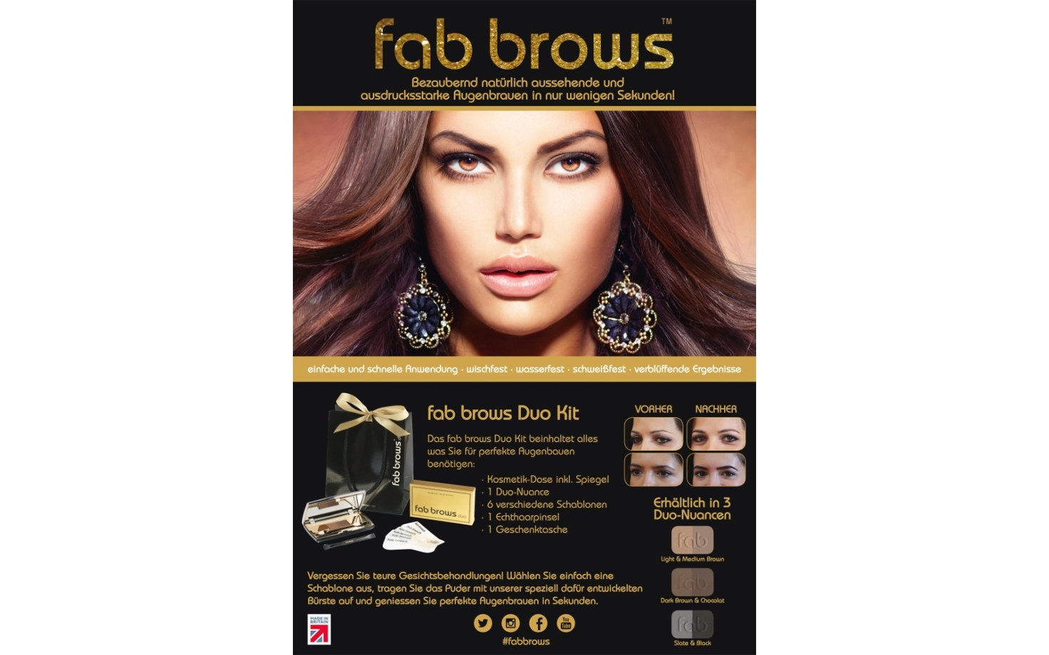 Fab Brows Poster