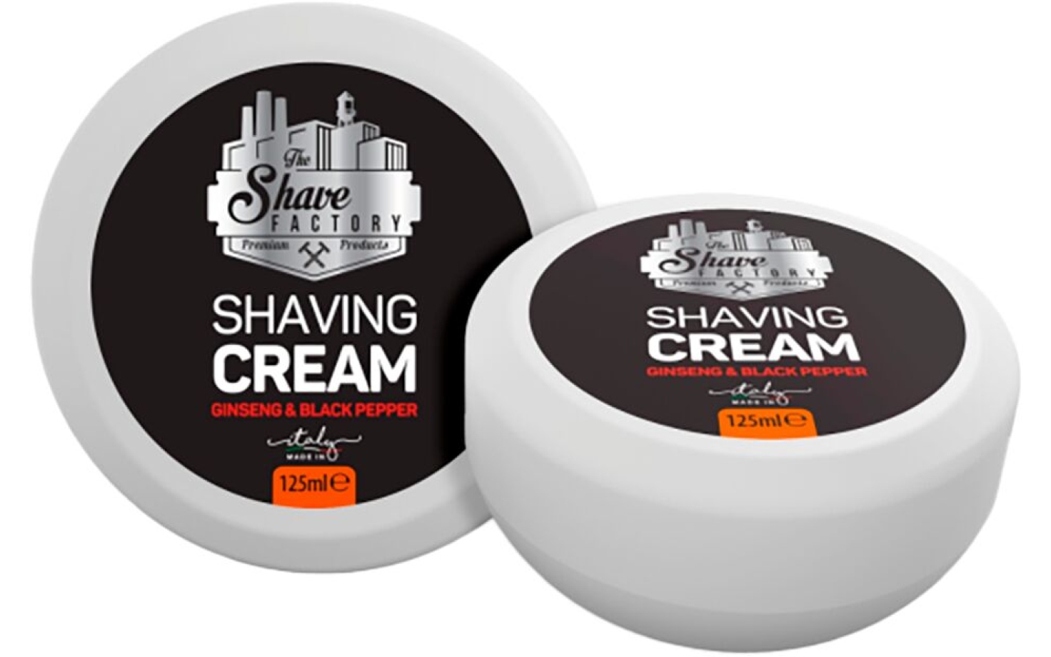 The Shave Factory Shaving Cream Ginseng & Pepper