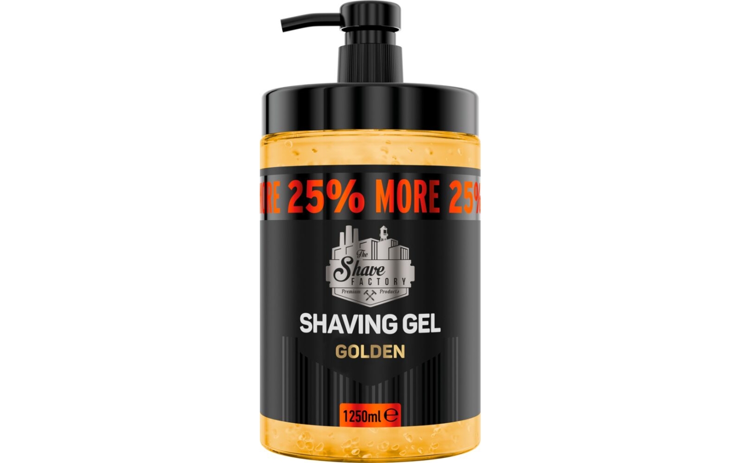 The Shave Factory Shaving Gel 1,25 Liter Gold