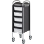 Efalock Arbeitswagen Piccolo Modell 6002 schwaz/silber