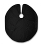 Trend Design Umhang Nano Ellipse schwarz mit Druckknopf
