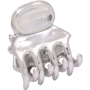 Claw Clips 10er silber