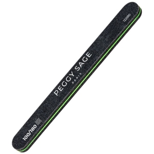 Peggy Sage 2-seitige schwarze Nagelfeile dick 100 / 180